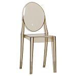 Прозрачный стул с янтарным оттенком LOUIS GHOST CHAIR варинант исполнения - 1 | Loft Concept в Орле