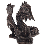 Декоративная статуэтка Дракон Dragon Dark Bronze Statuette варинант исполнения - 3 | Loft Concept в Орле