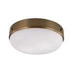 Потолочный светильник круглой формы с белым выпуклым матовым плафоном Feiss варинант исполнения - 1 | Loft Concept в Орле