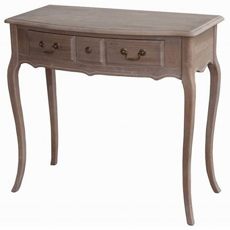 Деревянная консоль с ящиком Margery Wooden Provence Console Table Дуб темный Деревянная консоль с ящиком Margery Wooden Provence Console Table Дуб темный в Орле | Loft Concept