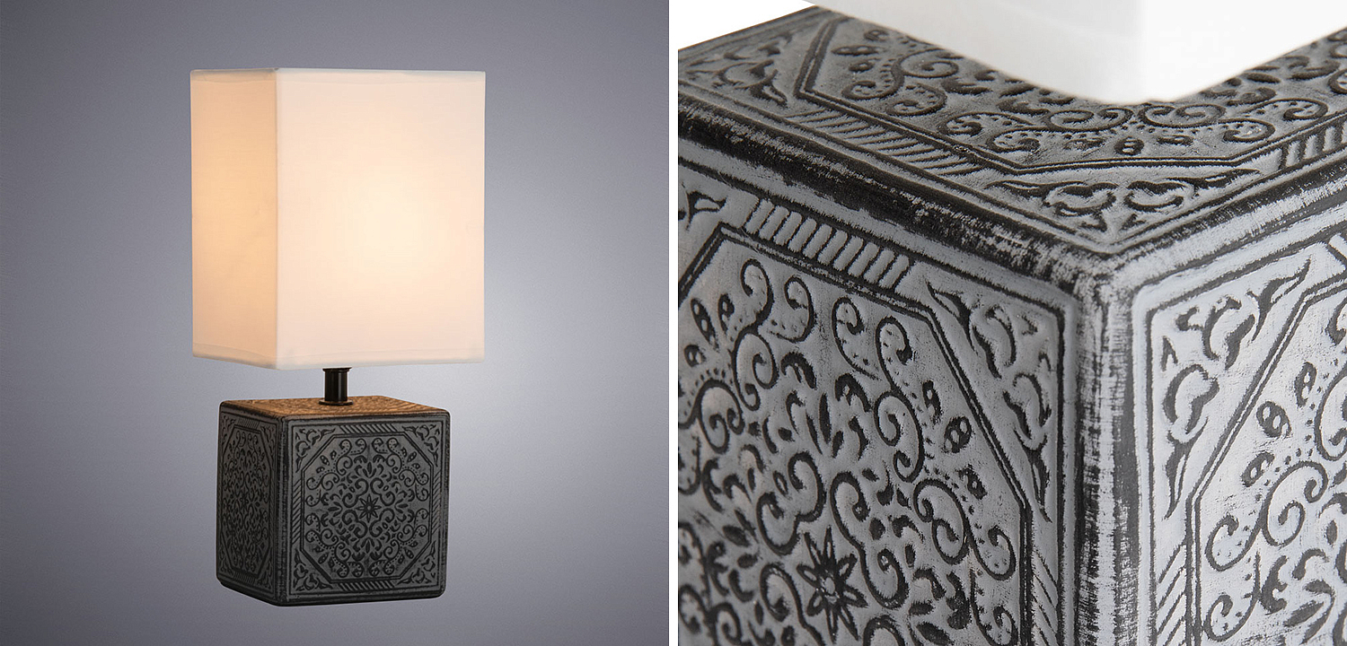 Настольная лампа Lazio Black Table Lamp Настольная лампа Lazio Black Table Lamp - Loft-Concept в Орле