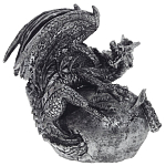 Декоративная статуэтка Дракон Silver Dragon Statuette варинант исполнения - 1 | Loft Concept в Орле