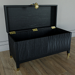 Большой дизайнерский Сундук Elsa Dreams Black варинант исполнения - 2 | Loft Concept в Орле