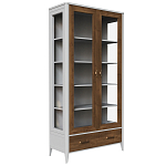 Витрина из массива бука двухдверная Tasteful Furniture варинант исполнения - 1 | Loft Concept в Орле