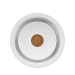 Встраиваемый спот светодиодный белого цвета круглой формы из металла Pure Circle  варинант исполнения - 2 | Loft Concept в Орле