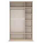 Шкаф трёхдверный с 2-мя зеркальными дверками Satin Furniture варинант исполнения - 2 | Loft Concept в Орле