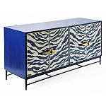Буфет в гостиную с инкрустацией Bone Inlay Deco Sideboard - Orleans ZEBRA варинант исполнения - 1 | Loft Concept в Орле