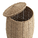 Корзина с крышкой из камыша Chane Wicker Basket варинант исполнения - 3 | Loft Concept в Орле