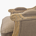Кресло William Classical Armchair brown flax варинант исполнения - 4 | Loft Concept в Орле