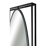 Зеркало овальное в металлической оправе в стиле лофт Urban Style Space варинант исполнения - 3 | Loft Concept в Орле