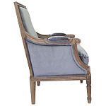 Кресло William Classical Armchair grey velvet варинант исполнения - 1 | Loft Concept в Орле