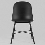 Стул из прочного пластика на металлическом основании Anora Black варинант исполнения - 4 | Loft Concept в Орле