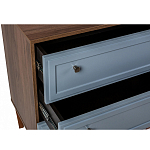 Комод серый из массива бука с 3-мя ящиками Wenge Light варинант исполнения - 3 | Loft Concept в Орле