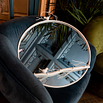 Зеркало настенное в раме белого цвета с декором птица на ветке Mirror Portal варинант исполнения - 3 | Loft Concept в Орле