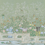 Обои ручная роспись Temple Newsam Mercury Grey варинант исполнения - 1 | Loft Concept в Орле