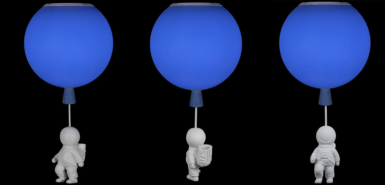 Потолочный светильник Cosmonaut blue ball Потолочный светильник Cosmonaut blue ball - Loft-Concept в Орле