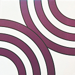 Дизайнерская плитка с узором Мишень варинант исполнения - 2 | Loft Concept в Орле