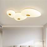 Потолочный светильник с тремя овальными матовыми плафонами TRIDalmen варинант исполнения - 1 | Loft Concept в Орле