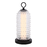 Настольная лампа с прозрачным факутрным стеклянным плафоном Sonora варинант исполнения - 1 | Loft Concept в Орле