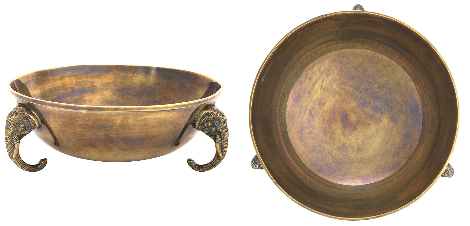 Чаша Eichholtz Bowl Maharaja brass Чаша Eichholtz Bowl Maharaja brass - Loft-Concept в Орле