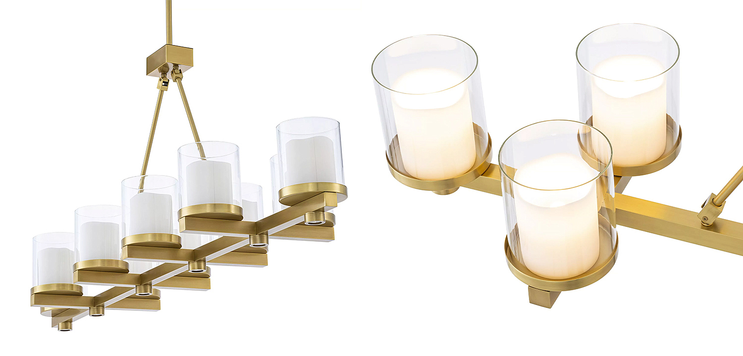 Люстра Eichholtz Chandelier Donovan Brass Люстра Eichholtz Chandelier Donovan Brass - Loft-Concept в Орле