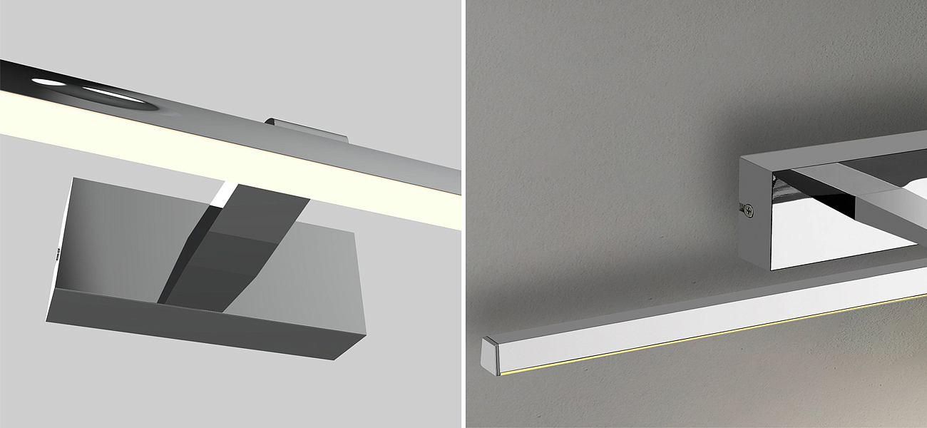 Настенная подсветка цвета хром BACKLIGHT Настенная подсветка цвета хром BACKLIGHT - Loft-Concept в Орле