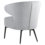 Современное мягкое кресло на металлических ножках Rakush Grey варинант исполнения - 4 | Loft Concept в Орле