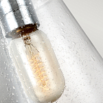 Бра с плафоном в форме колокола из прозрачного стекла с пузырьками Feiss варинант исполнения - 5 | Loft Concept в Орле