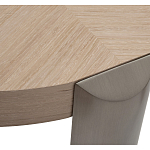 Столик журнальный круглый со светлым шпоном Light Veneer Table варинант исполнения - 2 | Loft Concept в Орле