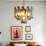 Люстра из круглых стеклянных элементов Vienna варинант исполнения - 4 | Loft Concept в Орле