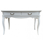 Консоль белого цвета из массива бука в стиле прованс White Provence варинант исполнения - 2 | Loft Concept в Орле