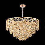 Люстра каскадная с подвесками в форме колец Galaxy of Light варинант исполнения - 6 | Loft Concept в Орле