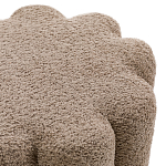 Пуф с обивкой из ткани букле Flo Brown Pouf варинант исполнения - 2 | Loft Concept в Орле