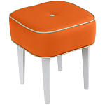 Квадратный мягкий пуф на белых ножках Winton Pouf Square варинант исполнения - 7 | Loft Concept в Орле