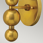 Бра с белым матовым стеклянным плафоном и тремя декоративными шарами Hinkley варинант исполнения - 8 | Loft Concept в Орле