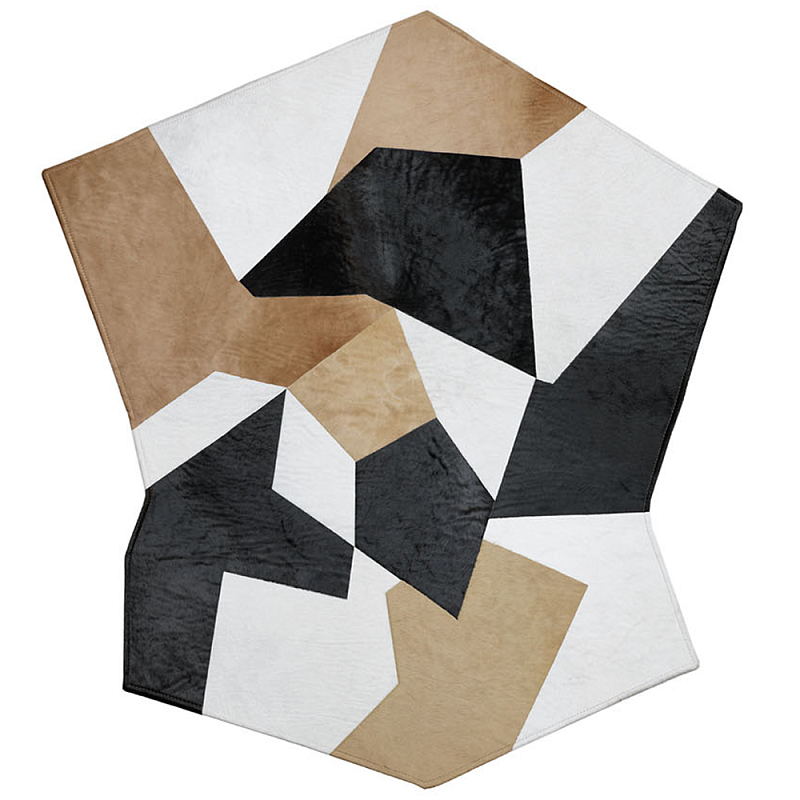 Дизайнерский шерстяной ковер Gio Ponti D.754.1 Rug Бежевый Белый Черный Дизайнерский шерстяной ковер Gio Ponti D.754.1 Rug Бежевый Белый Черный в Орле | Loft Concept