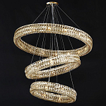 Хрустальная Люстра Элизабет из трех колец Золото  варинант исполнения - 1 | Loft Concept в Орле