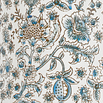 Настольная лампа цилиндрическая с цветочной росписью Lamp Flower Painting варинант исполнения - 1 | Loft Concept в Орле