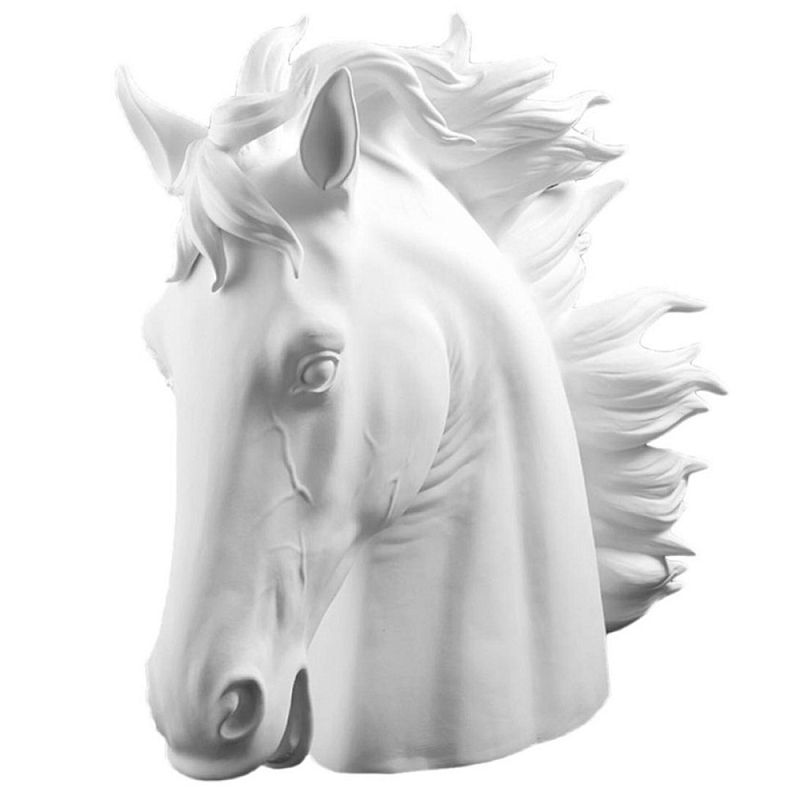 Статуэтка Horse Head Bisc. White Белый Статуэтка Horse Head Bisc. White Белый в Орле | Loft Concept