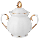 Чайный сервиз из фарфора со стразами на 6 персон 15 предметов Shine Porcelain варинант исполнения - 2 | Loft Concept в Орле