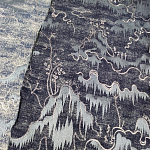 Мебельная ткань Вышивка серый цвет 130 см T2-39 варинант исполнения - 1 | Loft Concept в Орле