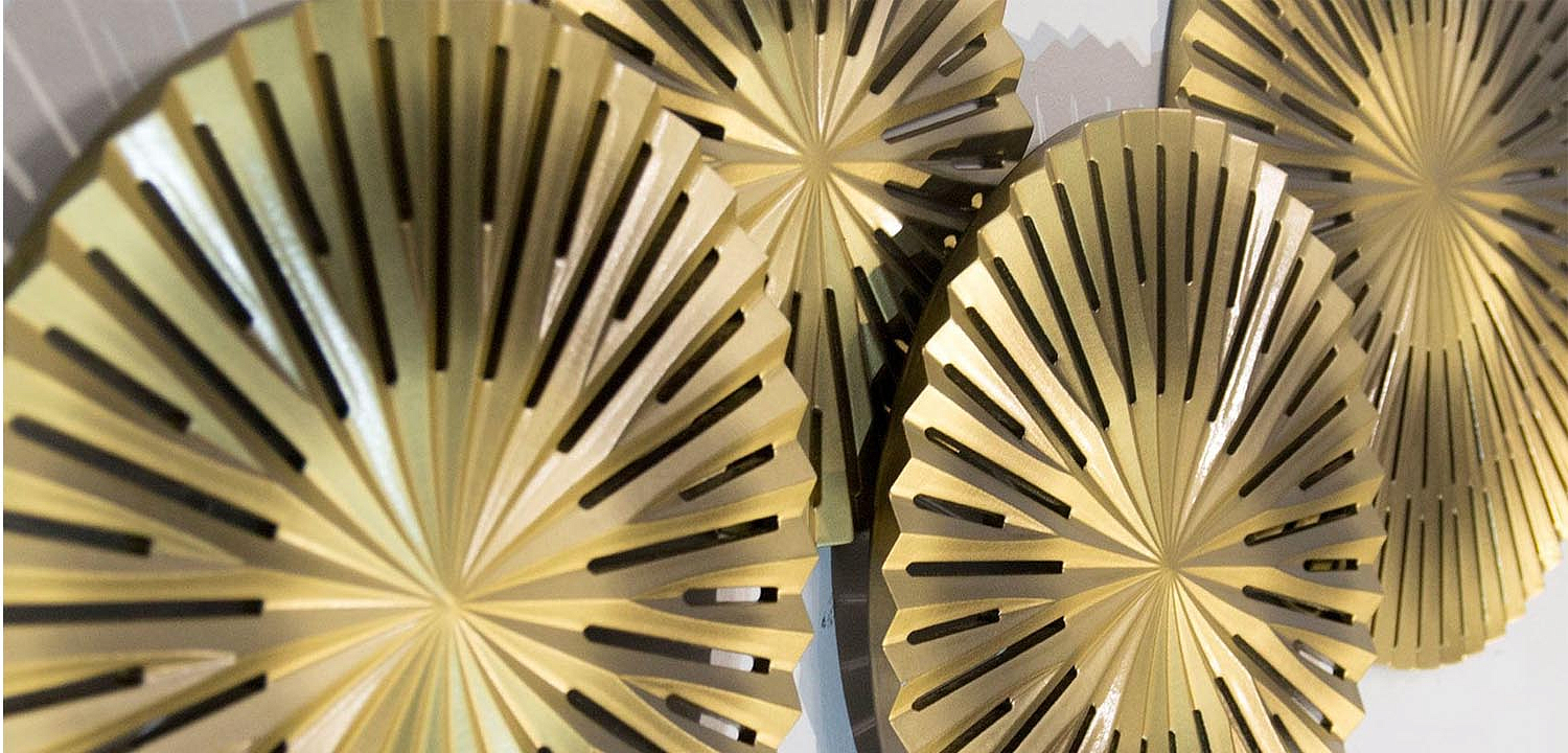 Арт-объект Apollo Brown and Gold Wall Plaque Disc gap 4 Арт-объект Apollo Brown and Gold Wall Plaque Disc gap 4 - Loft-Concept в Орле