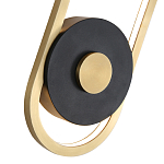 Бра с овальной рамой цвета латунь Midnight Orbit варинант исполнения - 2 | Loft Concept в Орле