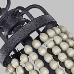 Люстра с 6-ю лампами и кремовыми деревянными бусинами Feiss варинант исполнения - 6 | Loft Concept в Орле