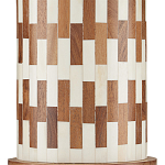 Настольная лампа с узором вдоль колоннообразного основания Brick Surface варинант исполнения - 1 | Loft Concept в Орле