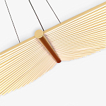 Люстра в виде распахнутых крыльев из тонких металлических планок Flight of Freedom варинант исполнения - 5 | Loft Concept в Орле