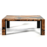 Кофейный Стол River in Autumn Elm Resin Coffee Table варинант исполнения - 3 | Loft Concept в Орле