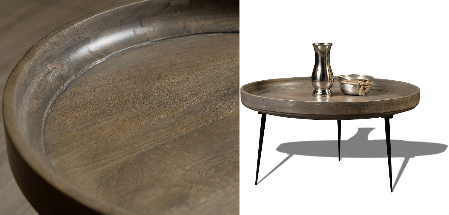Кофейный стол Davidson Coffee Table platinum 40 Кофейный стол Davidson Coffee Table platinum 40 - Loft-Concept в Орле