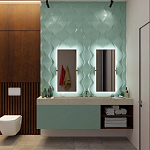 Гипсовая 3D панель с принтографией PM-24 варинант исполнения - 1 | Loft Concept в Орле