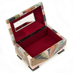 Шкатулка из натурального камня змеевик Stone Casket варинант исполнения - 3 | Loft Concept в Орле